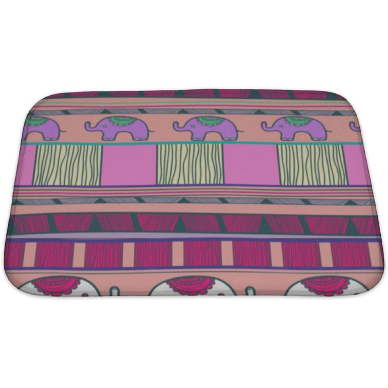 Bungalow Rose Rikiah Tribal Bath Rug Wayfair